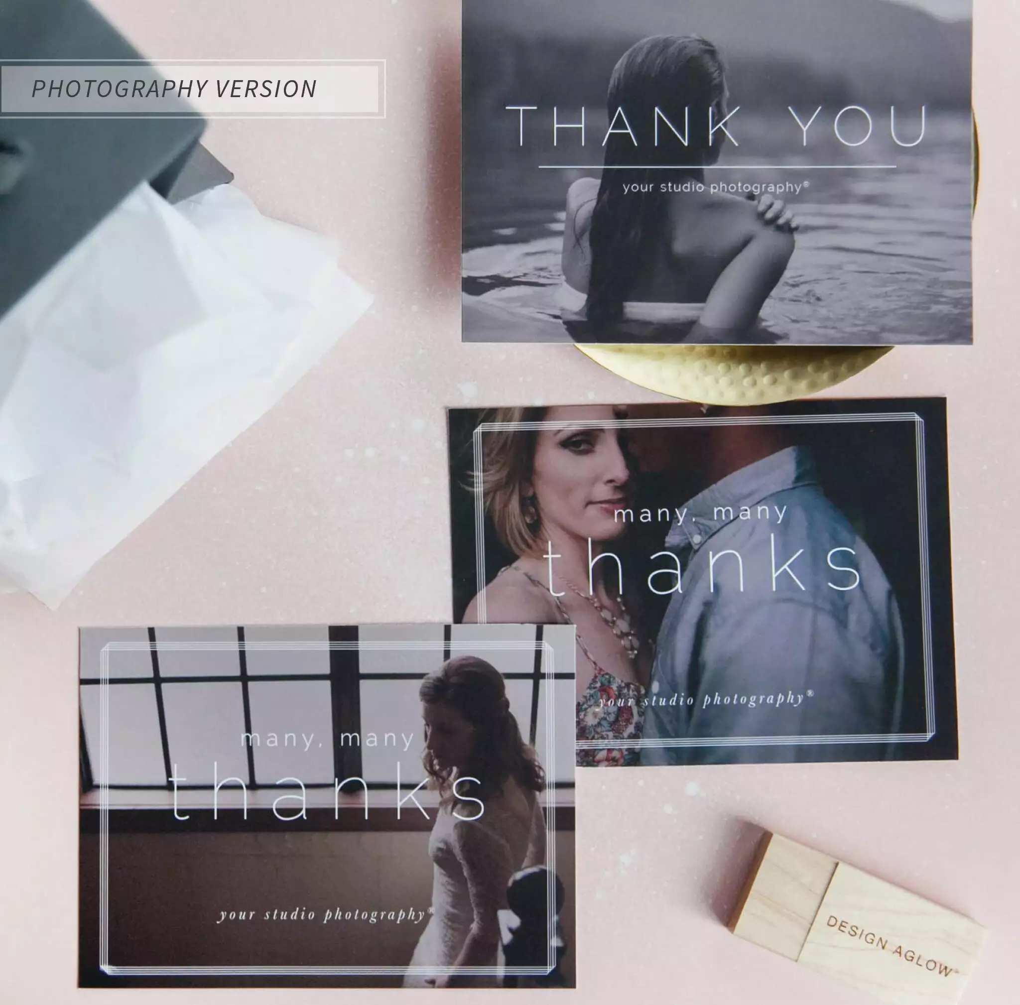 DesignAglow USB Care Card Studio Stationery