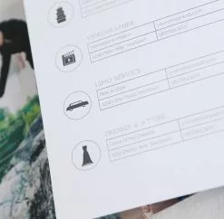 DesignAglow Wedding Welcome Packet: Modern Minimalist Edition Weddings & Engagements